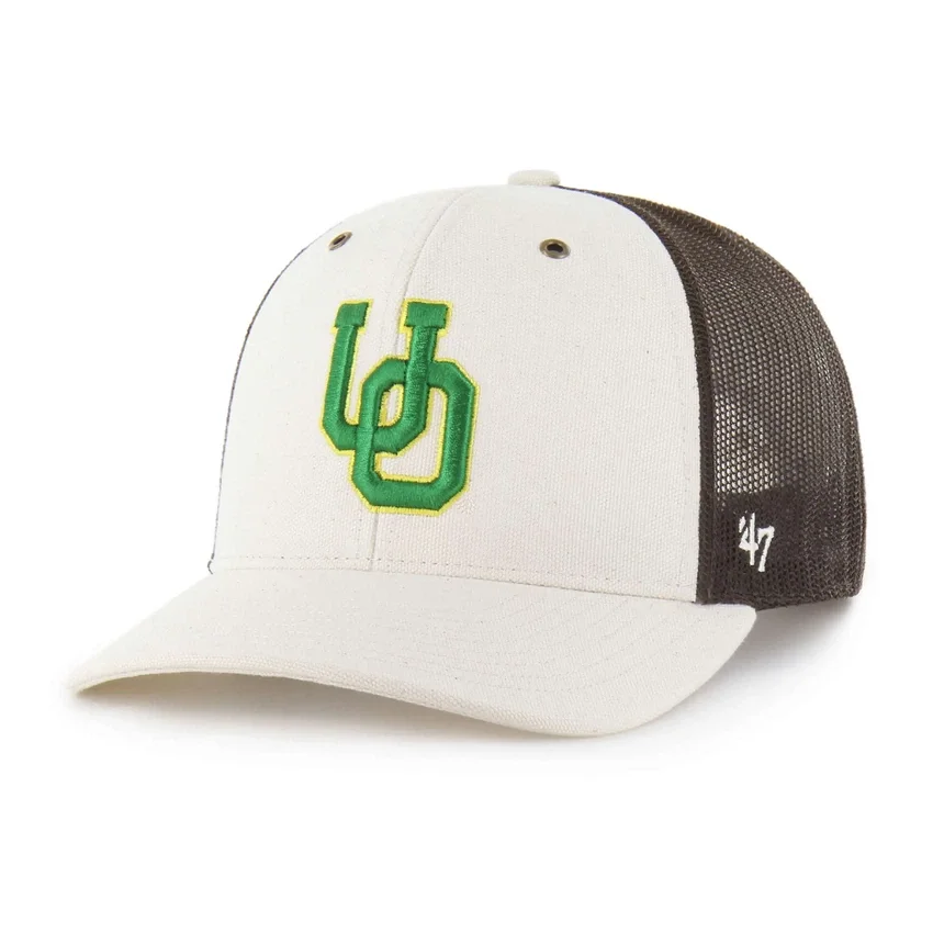 Oregon Ducks '47 – czapka typu trucker w kolorze naturalnym