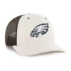 Philadelphia Eagles '47 Niefarbowana czapka typu trucker o luźnym kroju