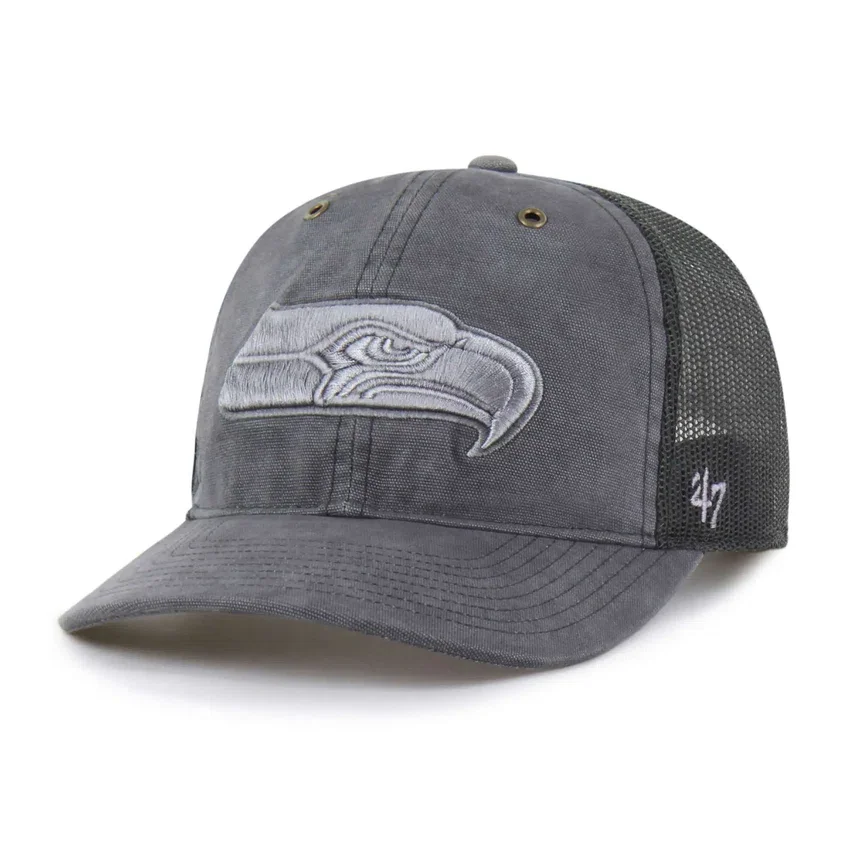 Seattle Seahawks '47 – barwiona czapka typu trucker o luźnym kroju