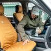 Uniwersalny, dopasowany pokrowiec na fotel z nylonu typu „duck”