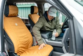 Uniwersalny, dopasowany pokrowiec na fotel z nylonu typu „duck”