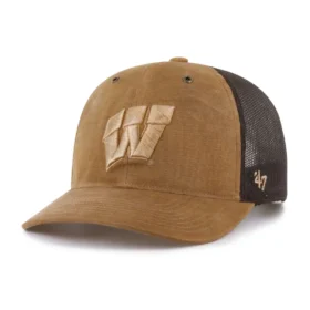 Wisconsin Badgers '47 – barwiona czapka typu trucker o luźnym kroju