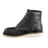 Wodoodporne buty z klinem i czubkiem typu moc, wysokość 6"