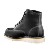 Wodoodporne buty z klinem i czubkiem typu moc, wysokość 6"