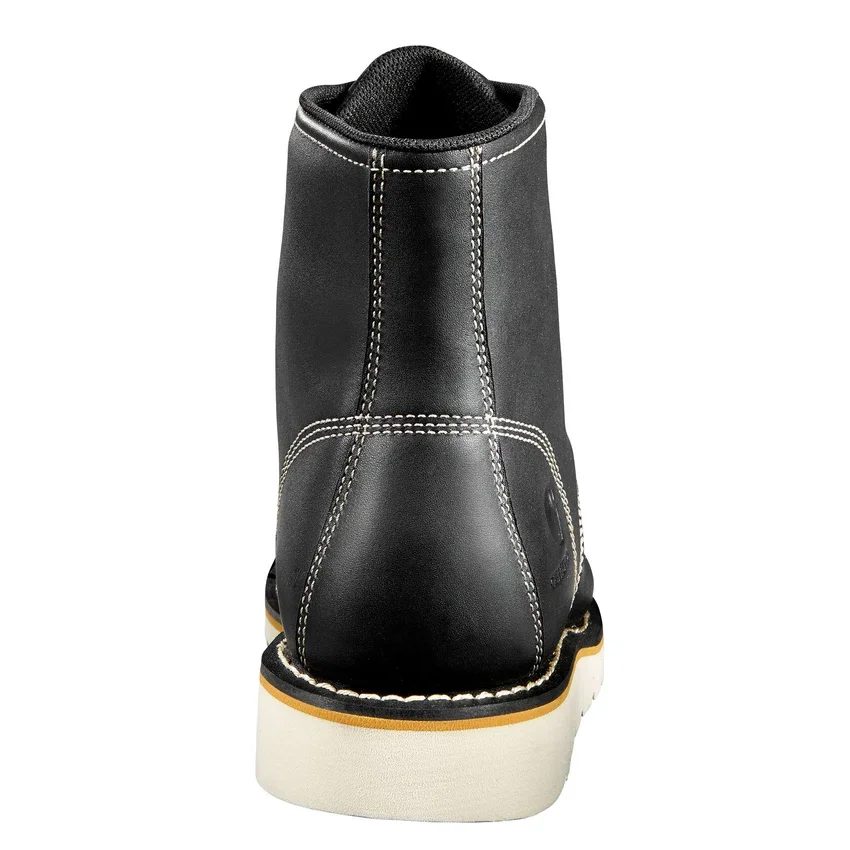 Wodoodporne buty z klinem i czubkiem typu moc, wysokość 6"